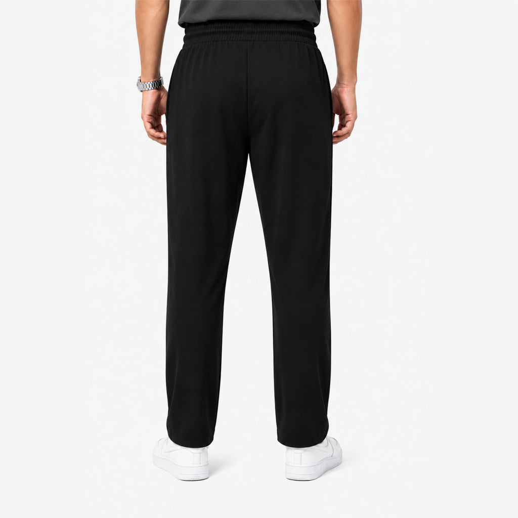Pack of 2 Men’s Straight-Fit Trousers with Signature Side Stripes - Straight Fit Essentials
