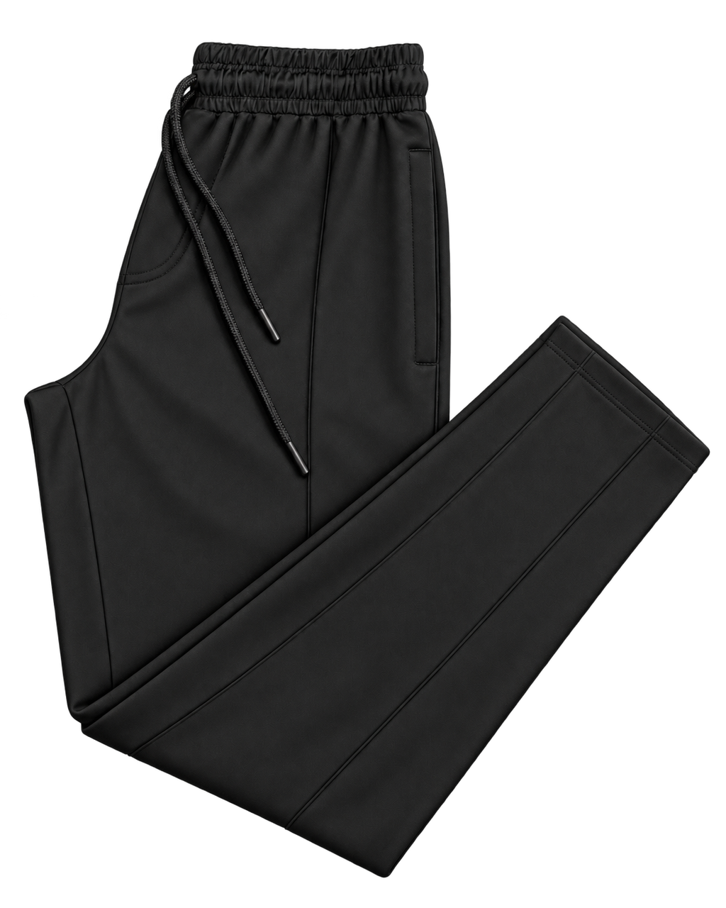 Men's Center Line Stitch Pleated Trousers – Premium Lycra