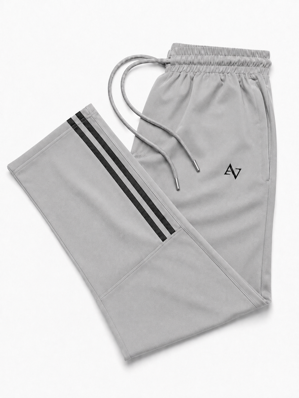 Pack of 2 Men’s Straight-Fit Trousers with Signature Side Stripes - Straight Fit Essentials