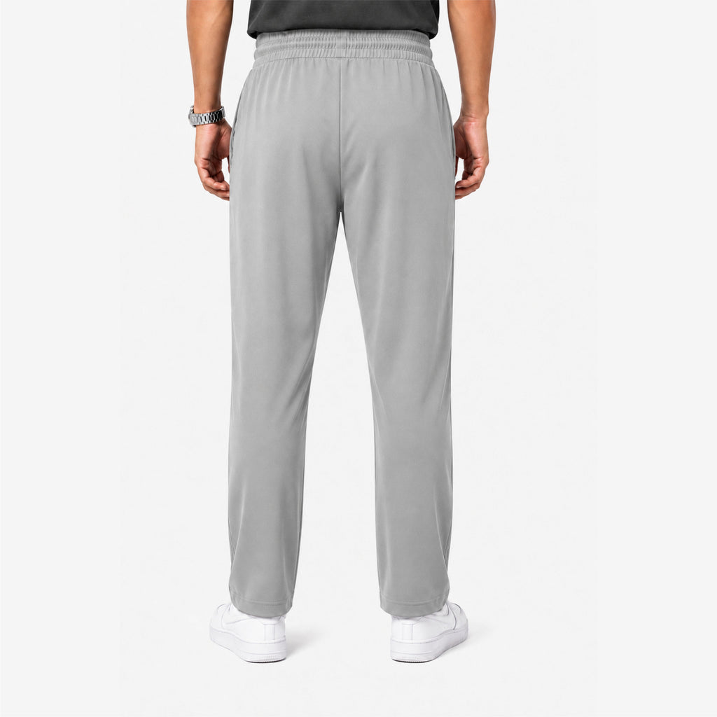 Pack of 2 Men’s Straight-Fit Trousers with Signature Side Stripes - Straight Fit Essentials