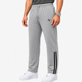 Men’s Straight-Fit Trousers with Signature Side Stripes