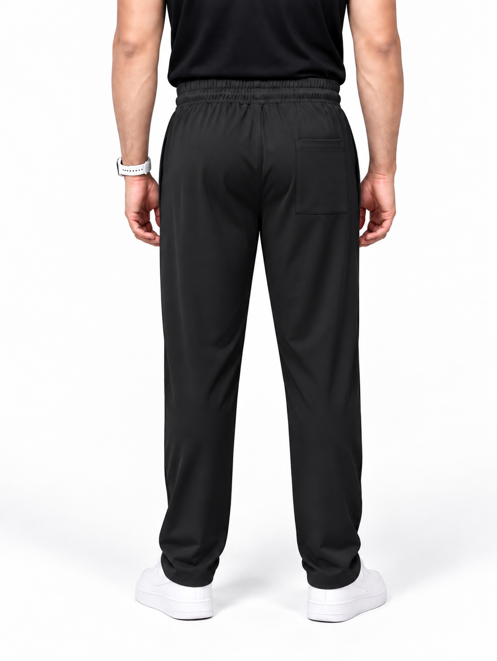 Men's Center Line Stitch Pleated Trousers – Premium Lycra