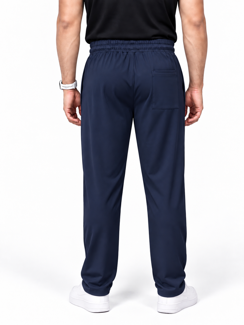 Men's Center Line Stitch Pleated Trousers – Premium Lycra