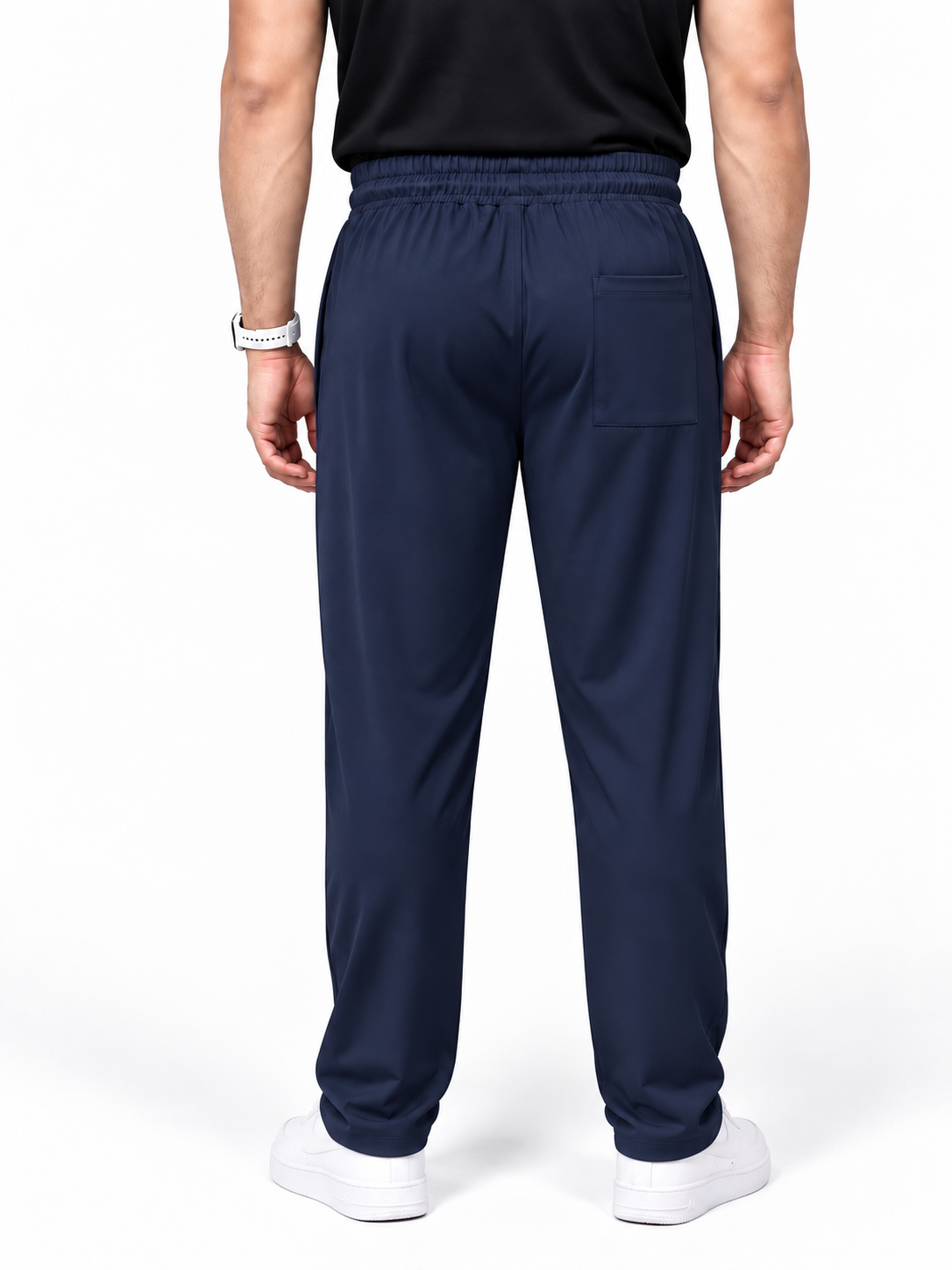 Men's Center Line Stitch Pleated Trousers – Premium Lycra
