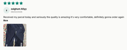 Customer feedback screenshot
